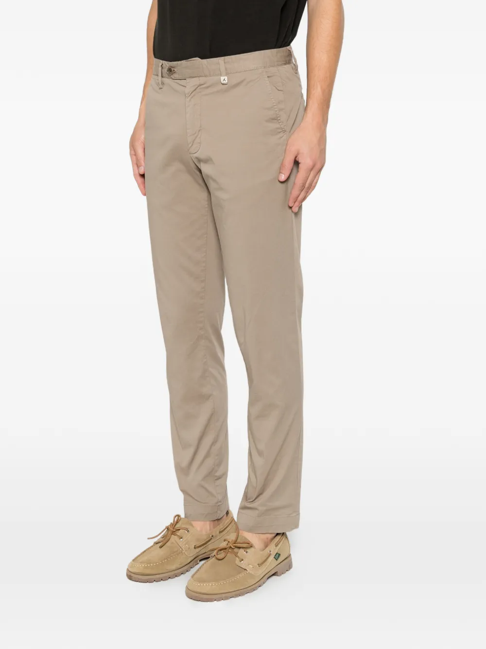 Myths Broek met knoopsluiting Beige