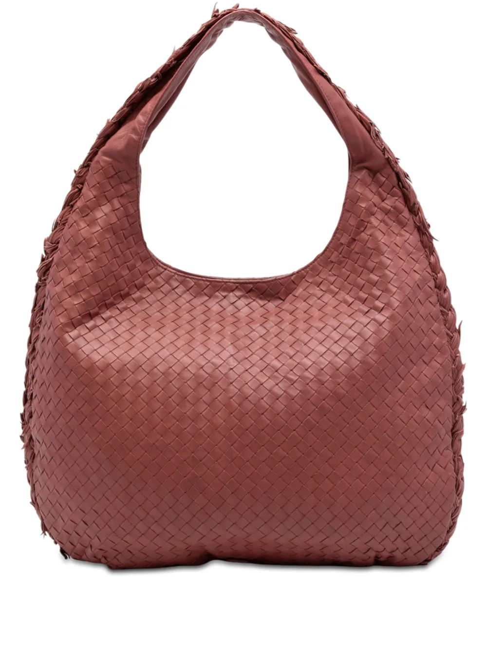 Bottega Veneta Pre-Owned 2012-2026 Nappa Intrecciato Expandable hobo bag - Rosso