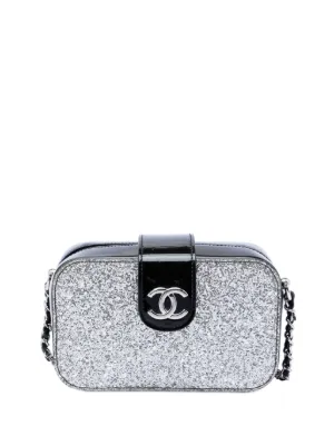 CHANEL Pre-Owned 2017-2018 Glitter Patent Evening On The Moon