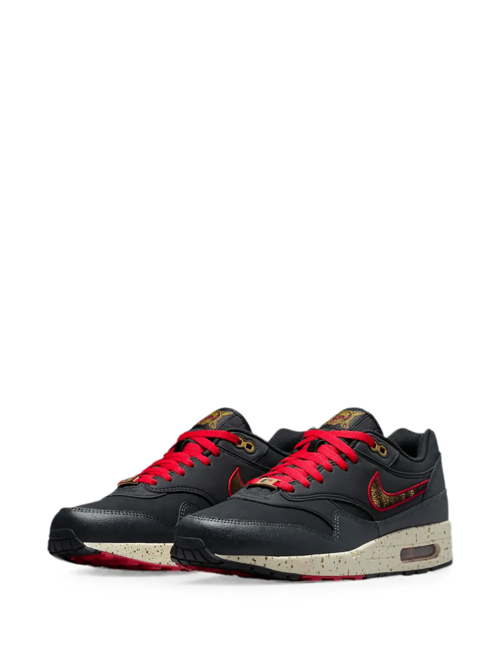 Nike Air Max 1 Pittsburgh Pirates City Connect sneakers Zwart