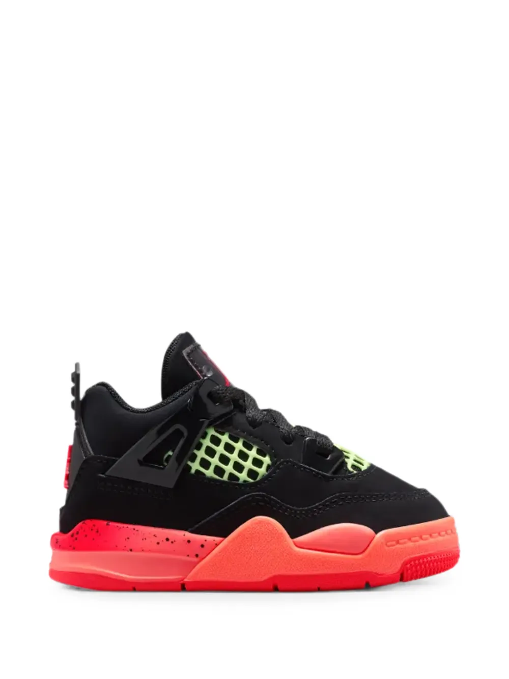 Jordan Kids Air Jordan 4 Retro sneakers Zwart