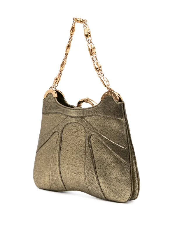 Gucci Pre-Owned 2000-2015 バンブーリングチェーン ショルダーバッグ 