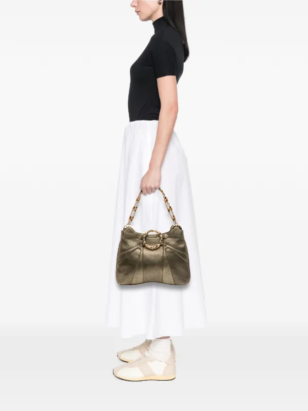 Gucci Pre-Owned 2000-2015 バンブーリングチェーン ショルダーバッグ 