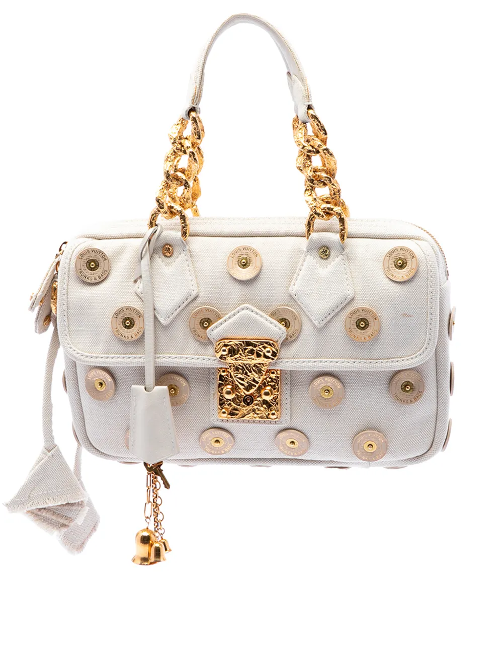 Louis Vuitton Pre-Owned 2007 Polka Dots Panama Tinkerbell handbag - Bianco