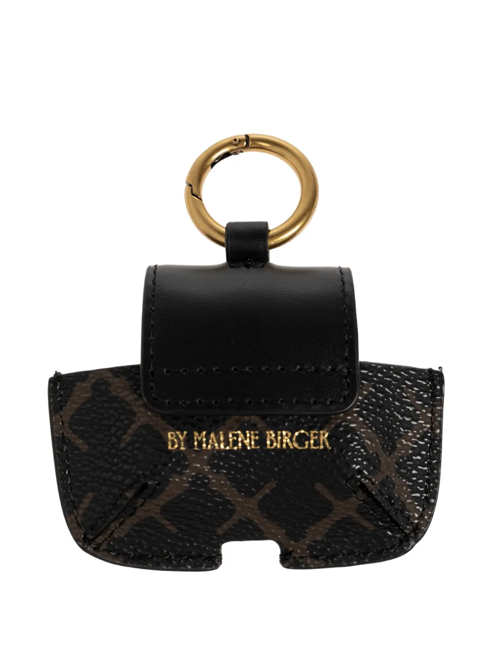 By Malene Birger monogram-print logo-plaque earbud case · One Size