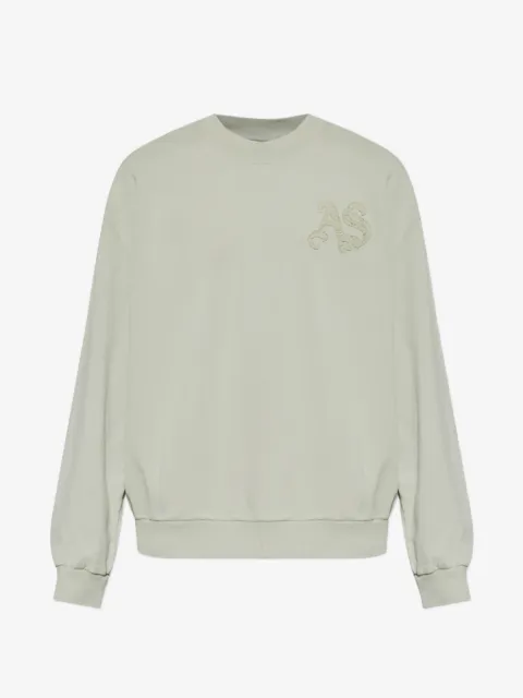AllSaints Insignia logo-patch sweater