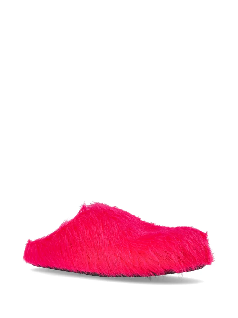Marni faux-fur leather sandals Roze