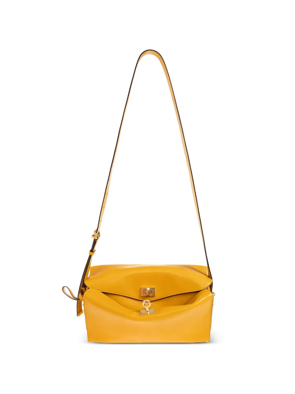 Balenciaga Borsa a spalla Le 7 media - Arancione