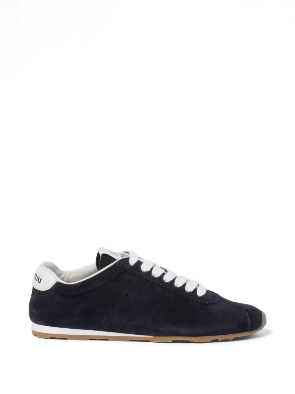 Miu Miu Plume suede sneakers - Blu