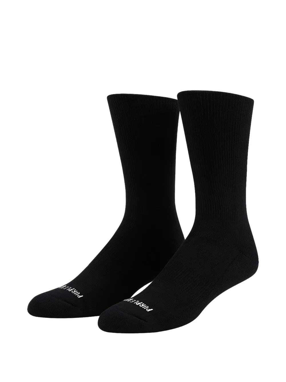 Purple Brand Calzini con logo a intarsio - Nero
