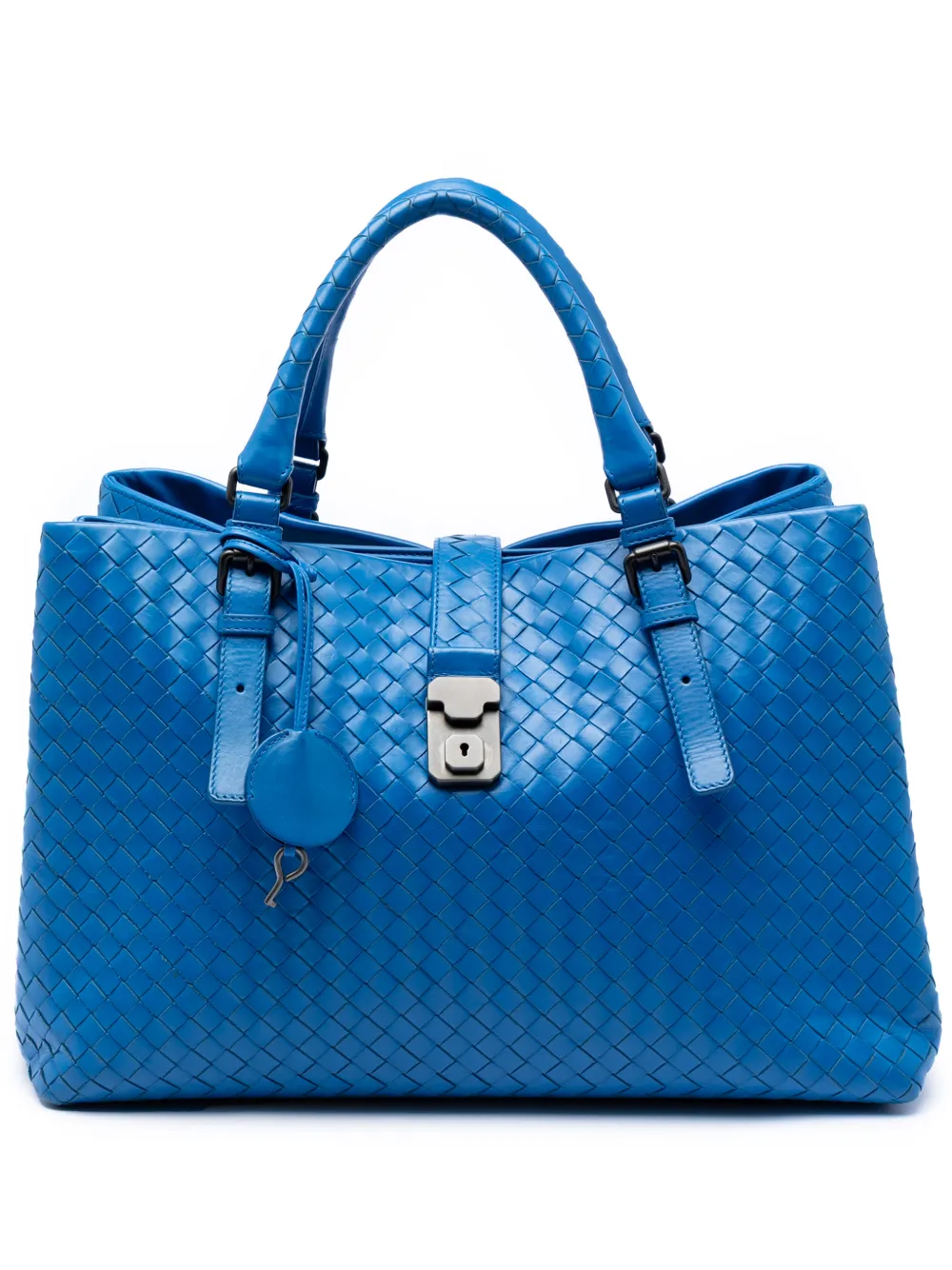 Bottega Veneta Pre-Owned 2012-2026 Medium Nappa Intrecciato Roma tote bag - Blu