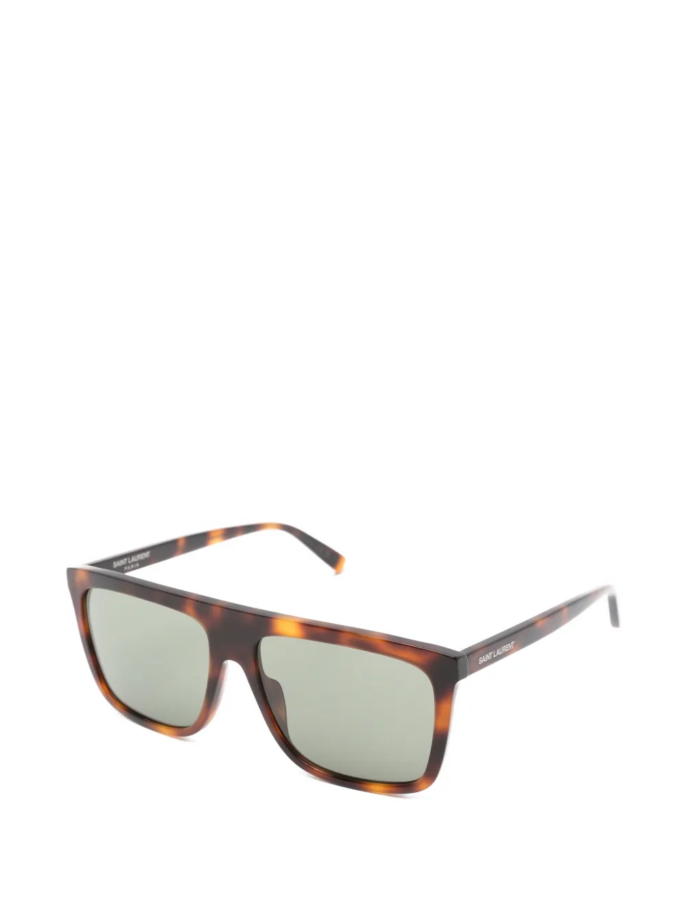 Saint Laurent Eyewear SL904 zonnebril met plat montuur Bruin