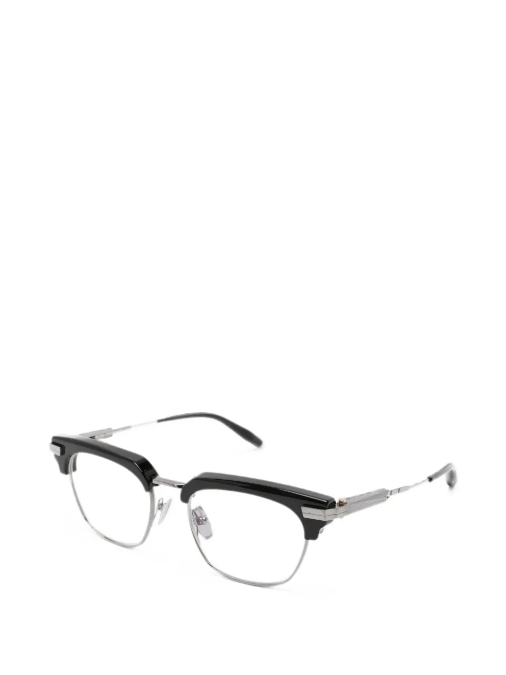 Akoni Hubble bril met browline montuur Zilver