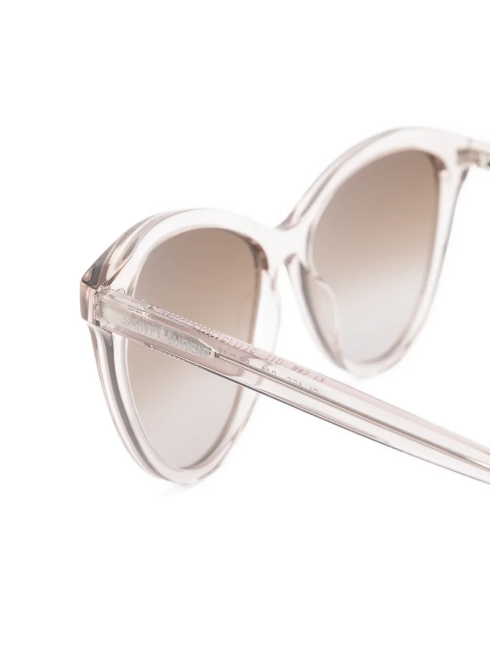 Saint Laurent Eyewear SL456 cat-eye zonnebril Beige