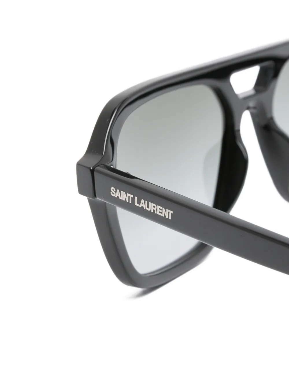 Saint Laurent Eyewear SL 905 zonnebril met dubbele neusbrug Zwart