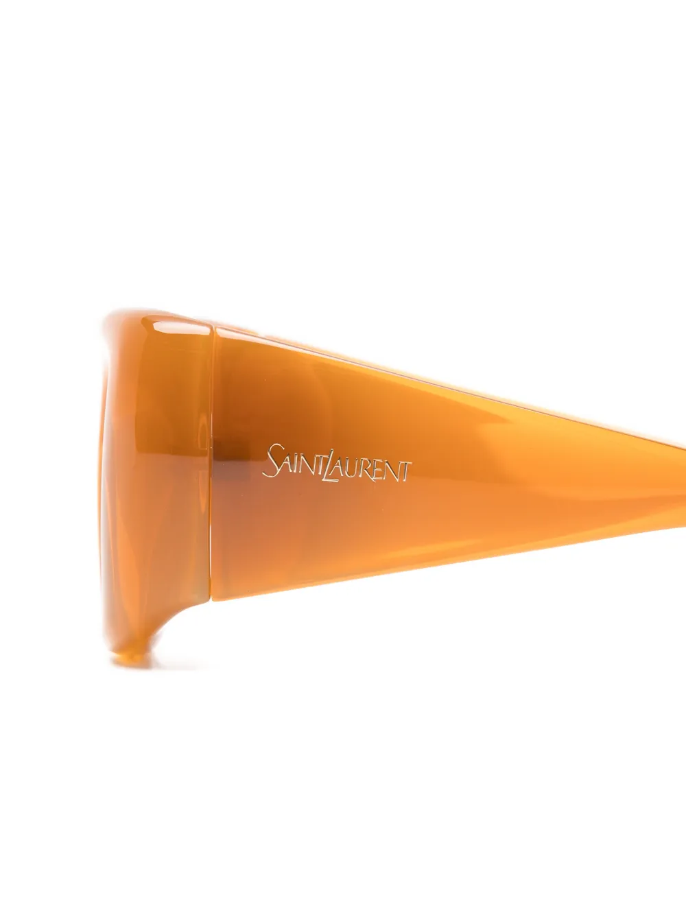 Saint Laurent Eyewear Howl zonnebril met oversized montuur Oranje