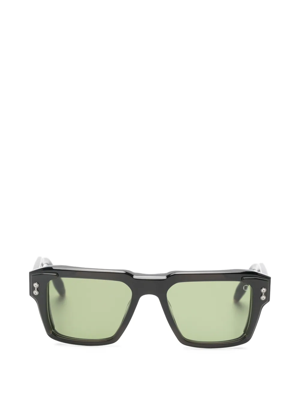 Akoni Hercules rectangle-frame sunglasses - Nero