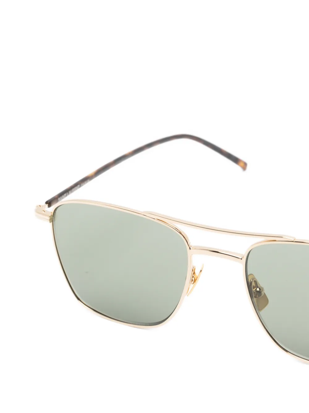 Saint Laurent Eyewear SL 866 zonnebril met rechthoekig montuur Goud