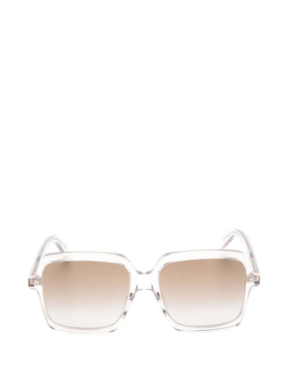 Saint Laurent Eyewear square-frame gradient-lens sunglasses - Nude