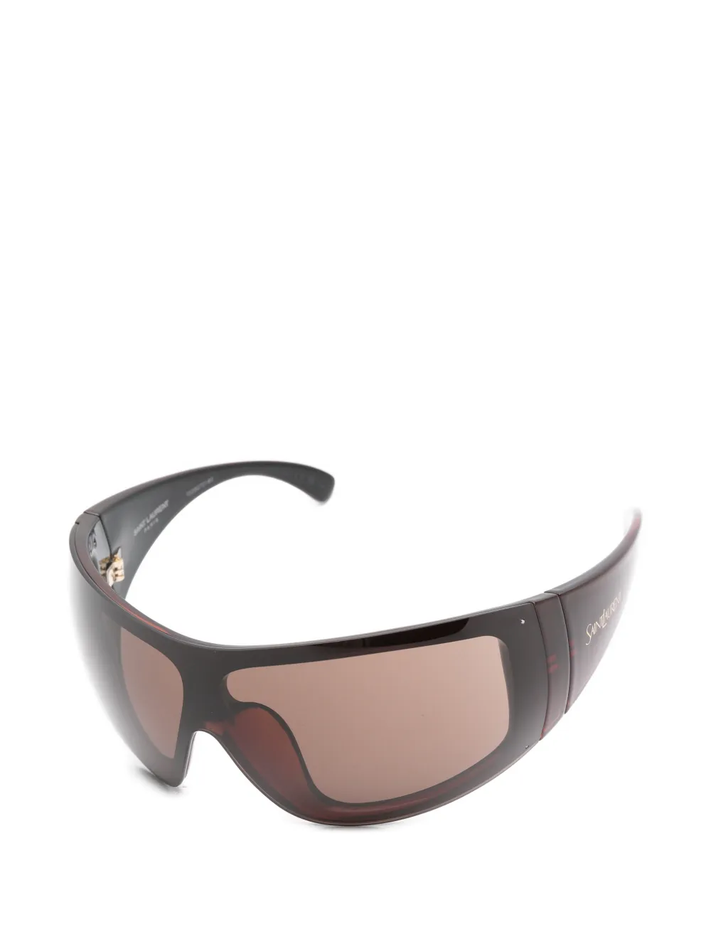 Saint Laurent Eyewear SL 914 zonnebril met oversized montuur Bruin