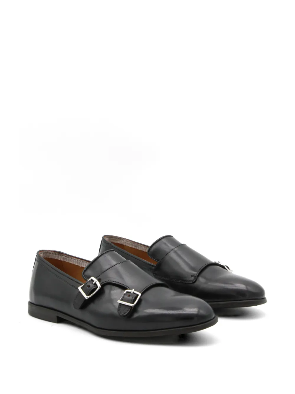 MILLE 885 Simon loafers met dubbel bandje Zwart