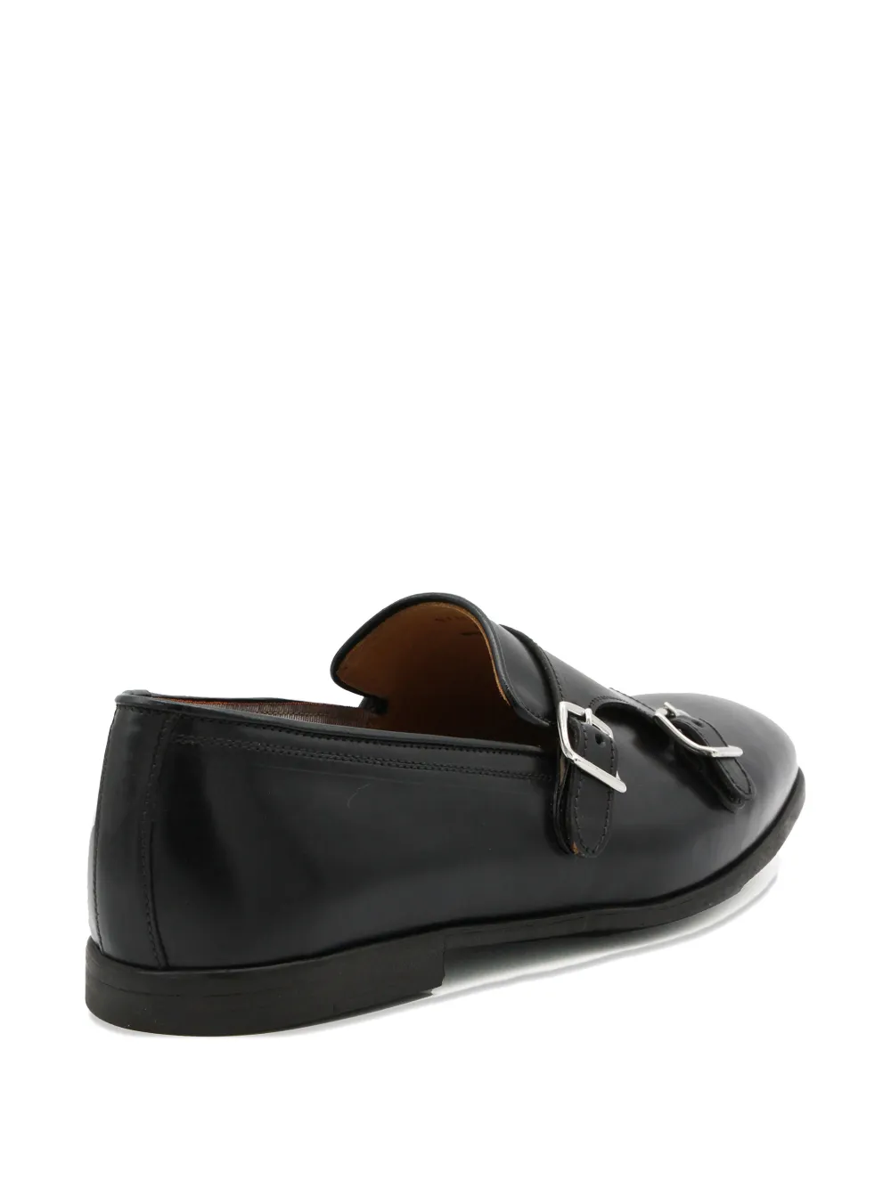 MILLE 885 Simon loafers met dubbel bandje Zwart