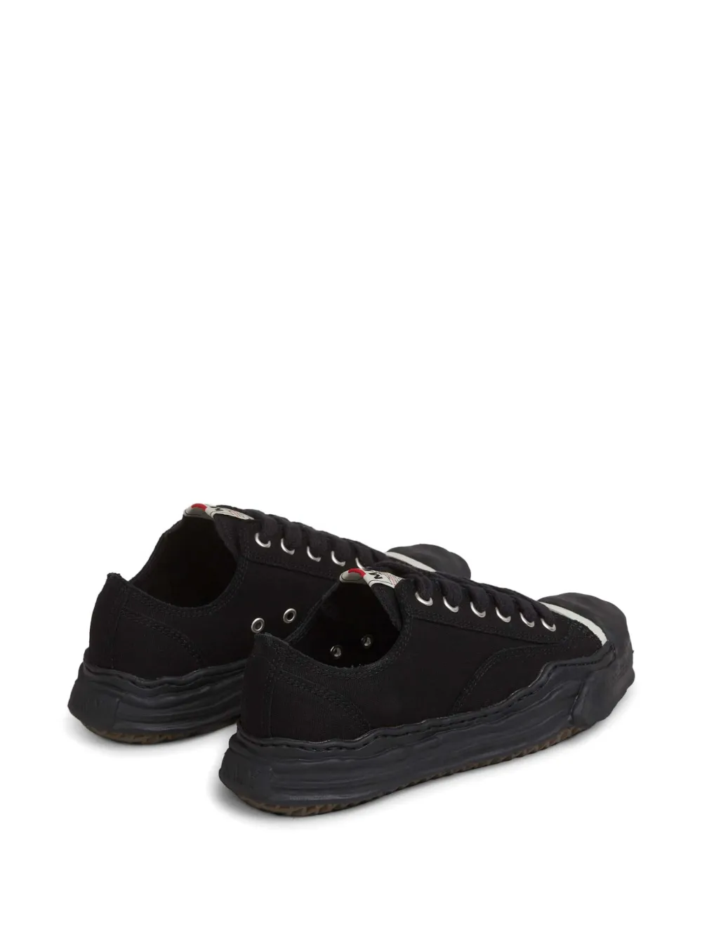 Maison MIHARA YASUHIRO Hank OG irregular-sole sneakers Zwart