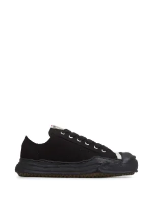 Maison MIHARA YASUHIRO Hank OG Sole Leather Sneakers | Black