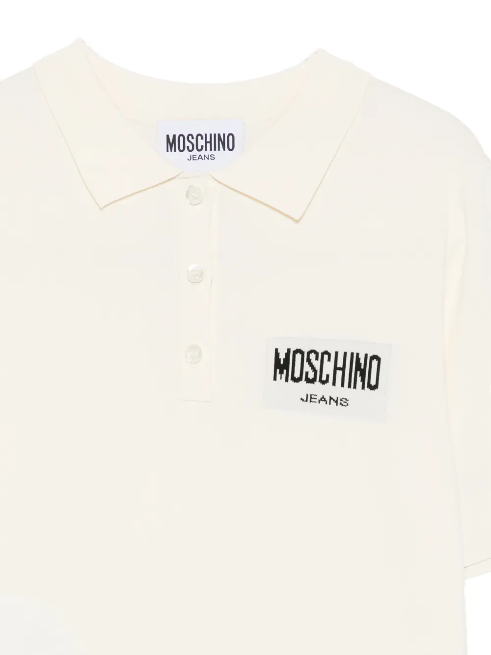MOSCHINO JEANS Mini-jurk met logodetail Beige