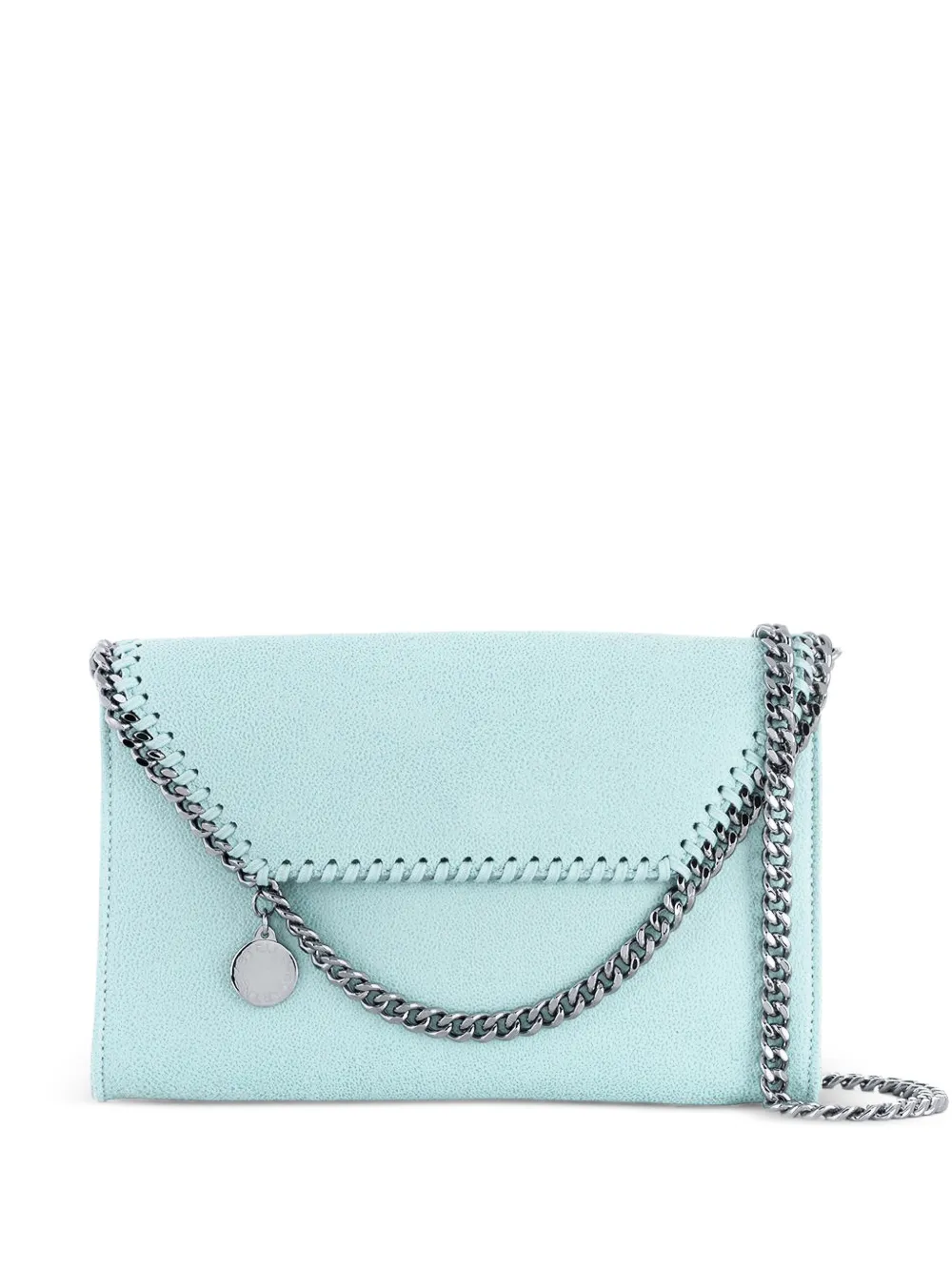 Stella McCartney Falabella chain-trim shoulder bag - Blu