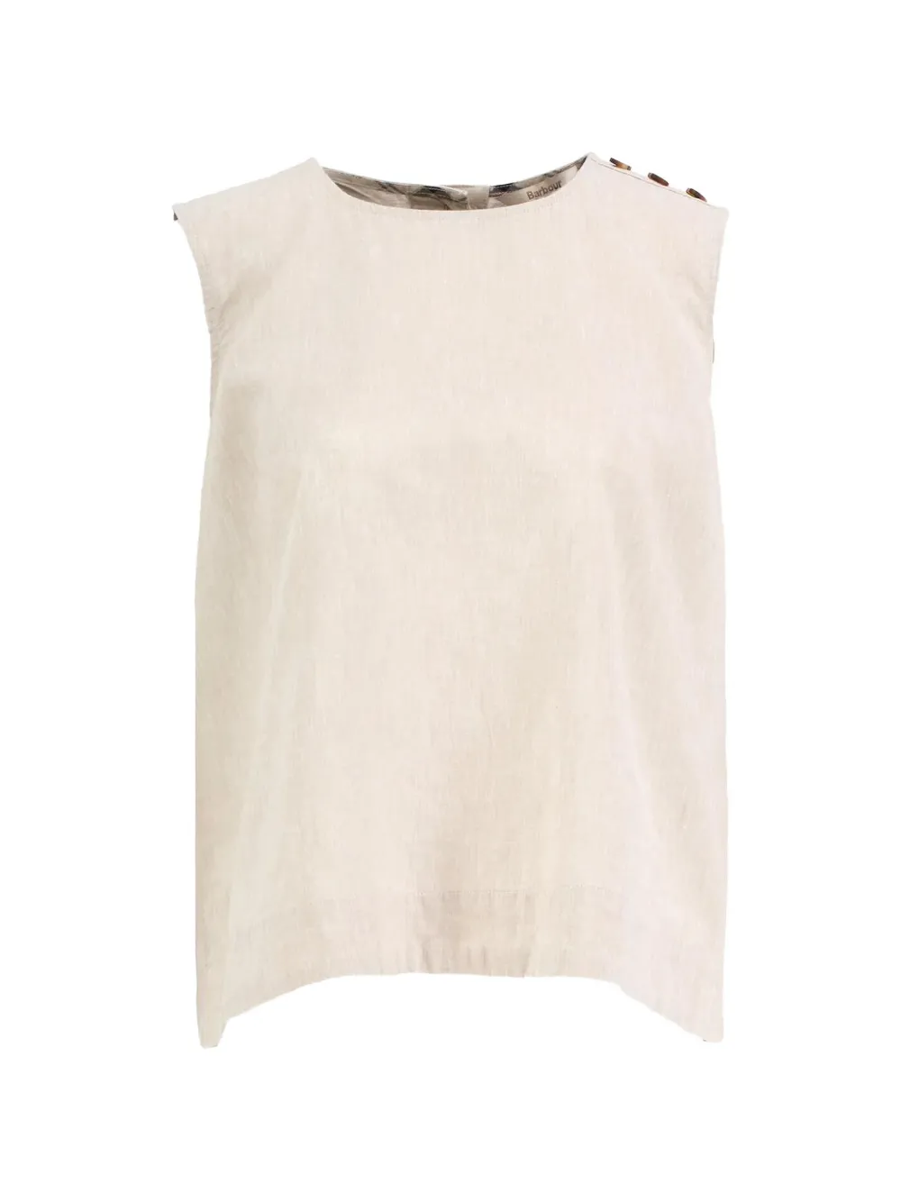Barbour Josie button-detail top - Toni neutri