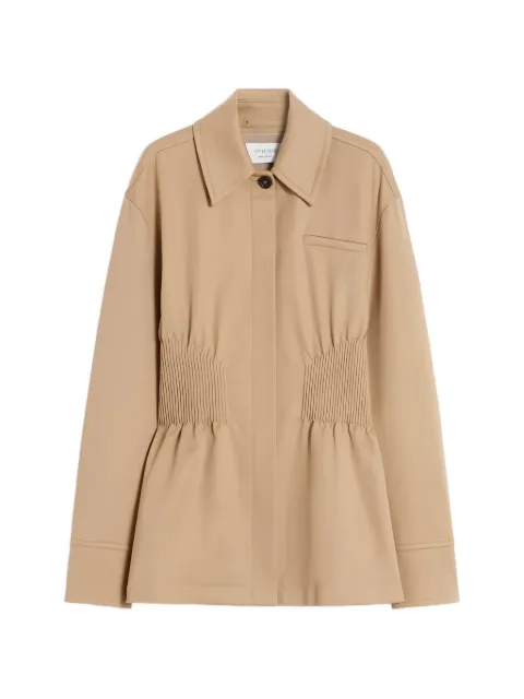 Sportmax shirred-waist jacket