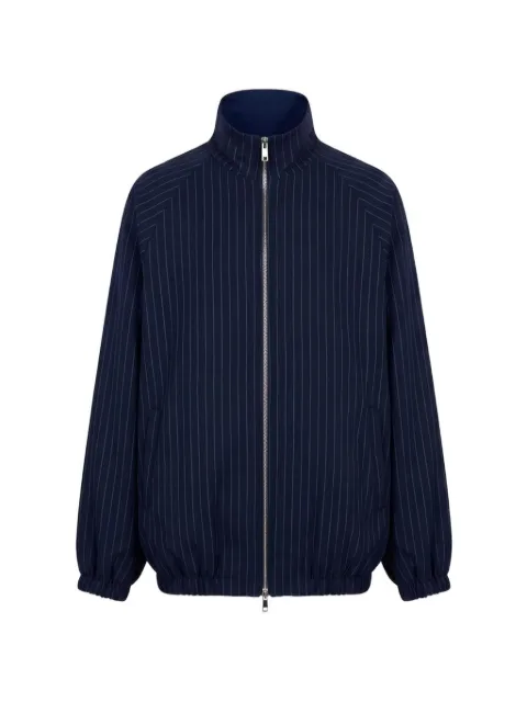 The Frankie Shop veste zippée Baxter à fines rayures