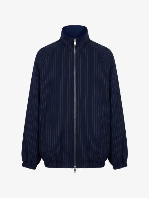 The Frankie Shop Baxter pinstriped track jacket