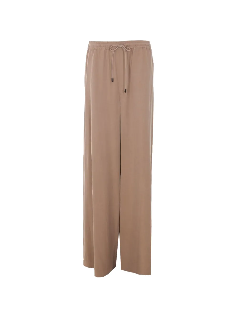 Max Mara silk drawstring palazzo pants - Toni neutri