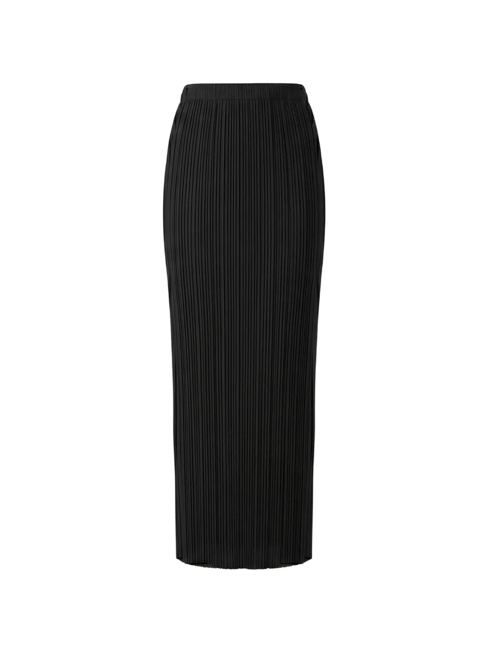Pleats Please Issey Miyake pleated midi skirt - Nero