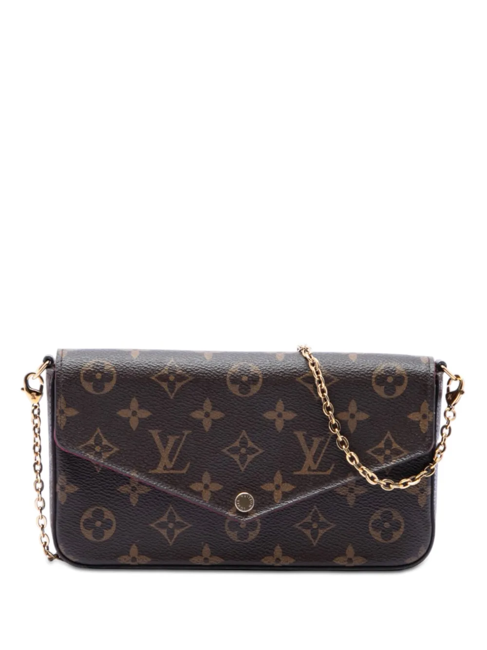 Louis Vuitton Pre-Owned 2019 Monogram Pochette Felicie crossbody bag - Marrone