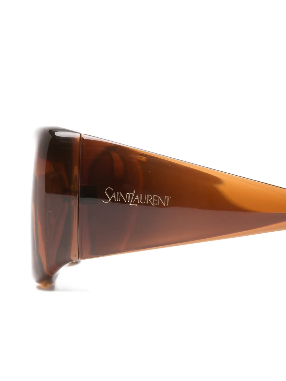 Saint Laurent Eyewear Howl zonnebril met vierkant montuur Bruin