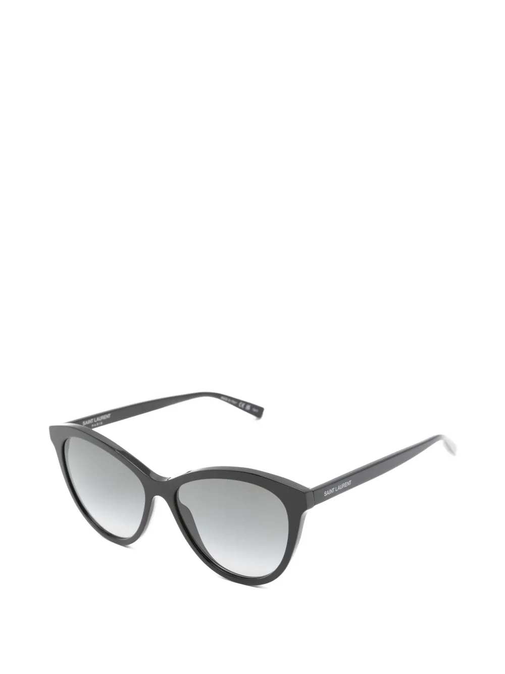 Saint Laurent Eyewear Zonnebril met cat-eye montuur Zwart