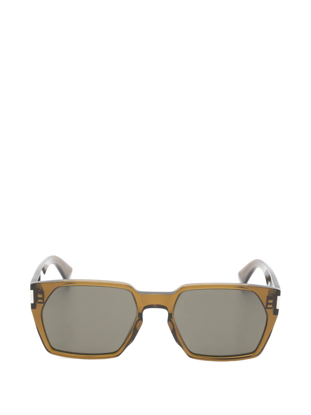 Saint Laurent Eyewear SL 894 geometric-frame sunglasses - Braun