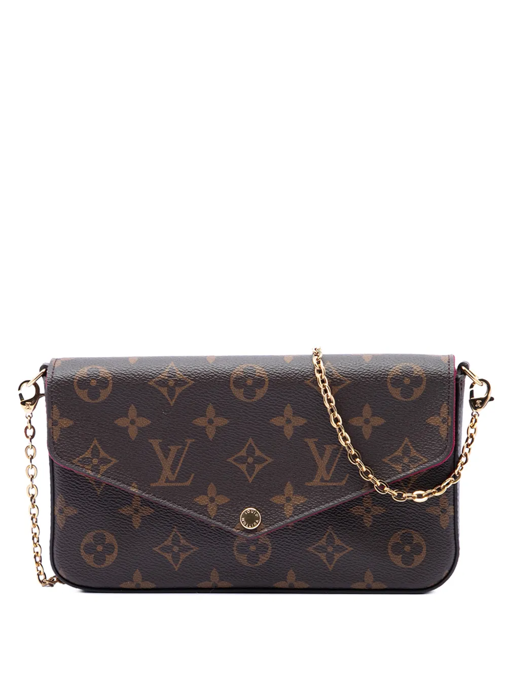 Louis Vuitton Pre-Owned 2019 Monogram Pochette Felicie crossbody bag - Marrone