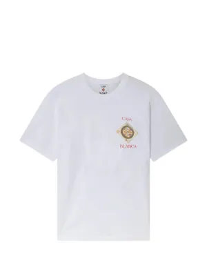 Casablanca Dragonfly Floral T-shirt | White | FARFETCH AZ