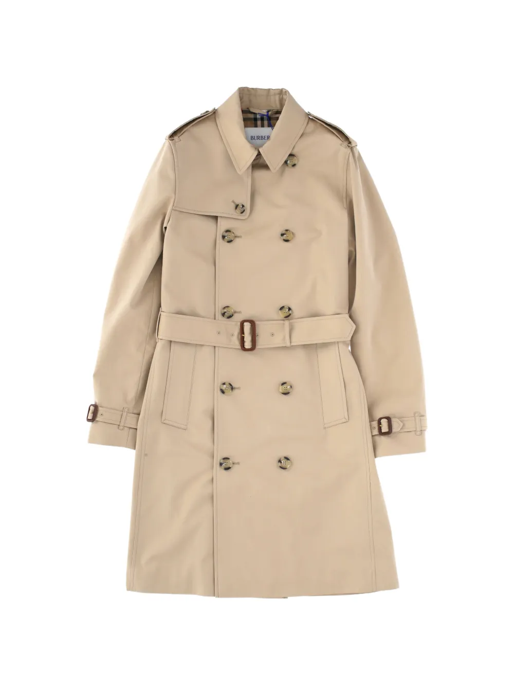 Burberry Kids Trench doppiopetto con cintura - Toni neutri