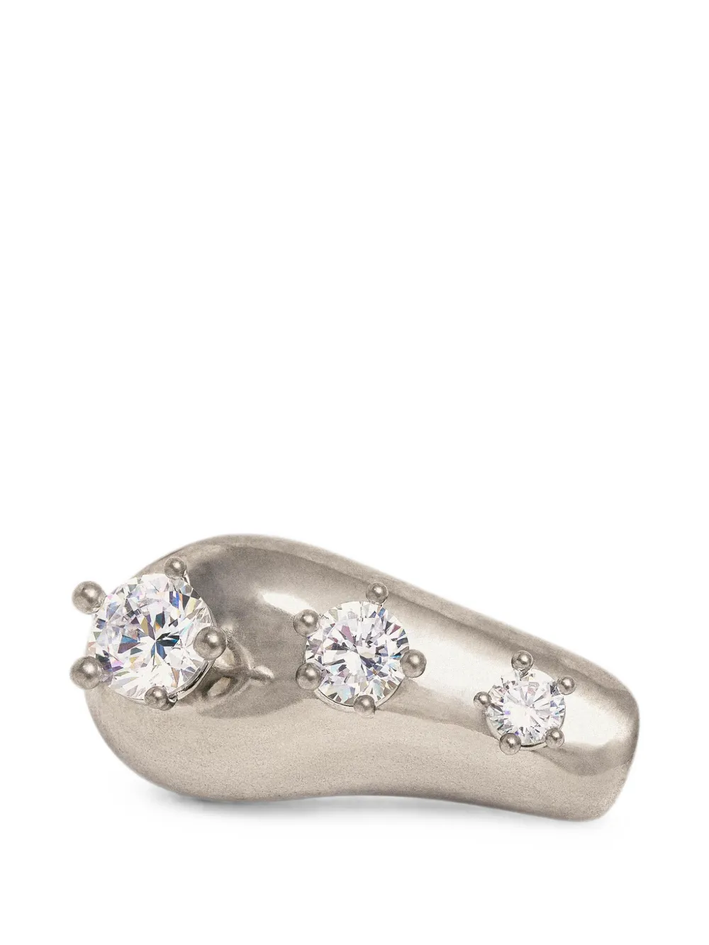 Panconesi Diamanti Triple ear cuff - Argento