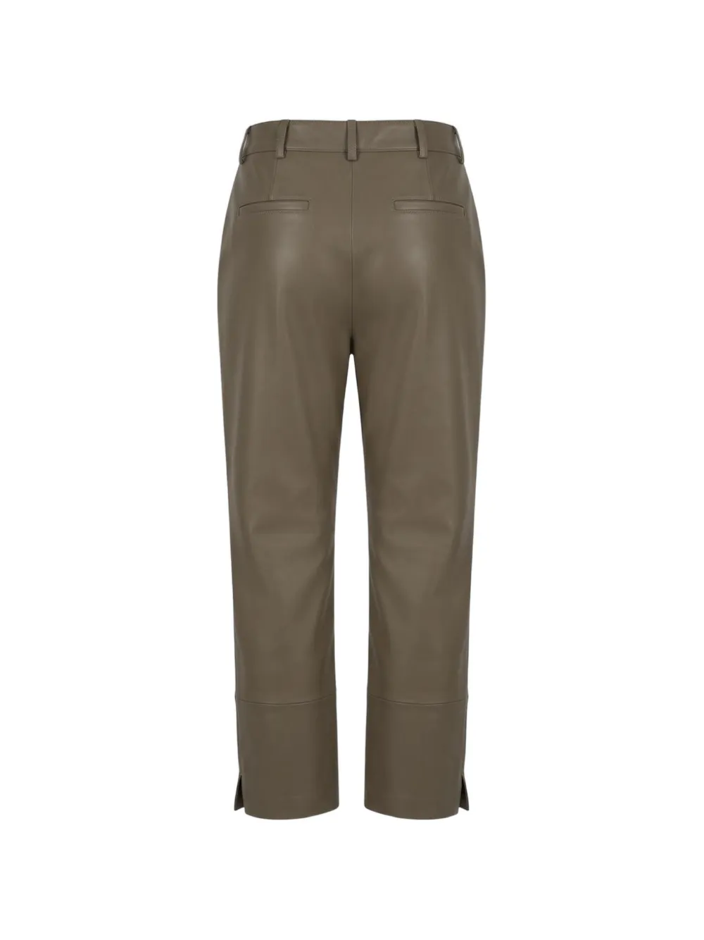 The Frankie Shop Lior leren broek Bruin