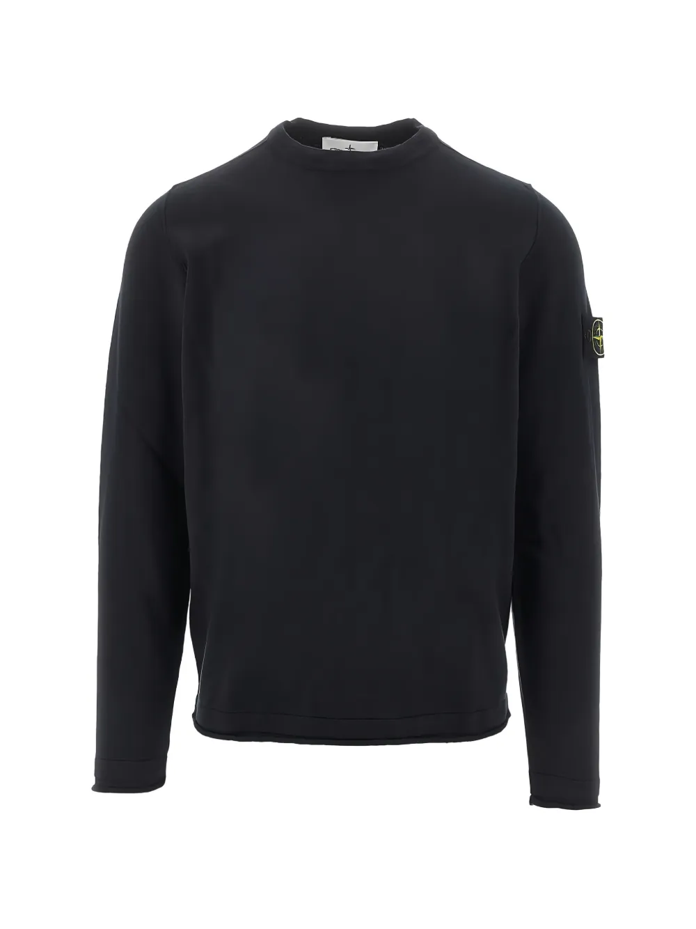 Stone Island logo-patch sweater - Nero