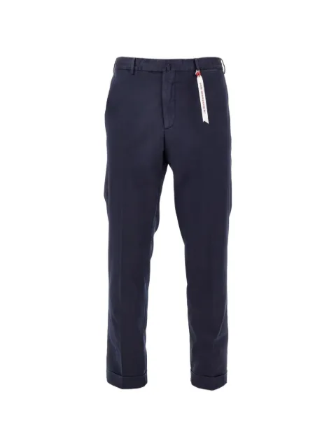 Santaniello cuffed-hem straight-leg chinos 