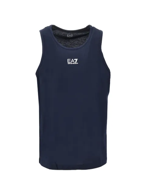 Ea7 Emporio Armani logo-print tank top