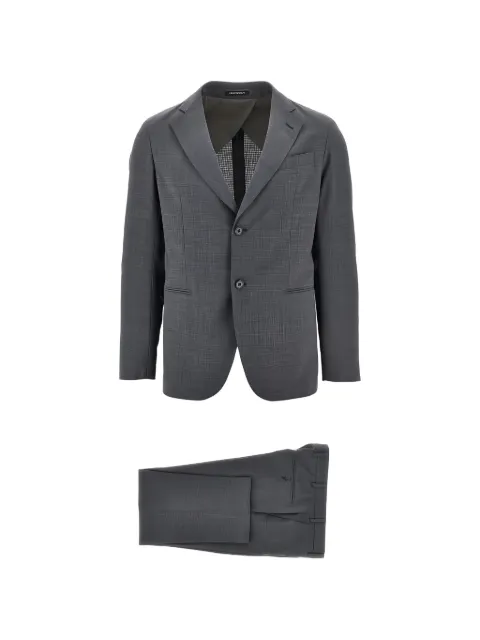 Emporio Armani single-breasted notched-lapel suit