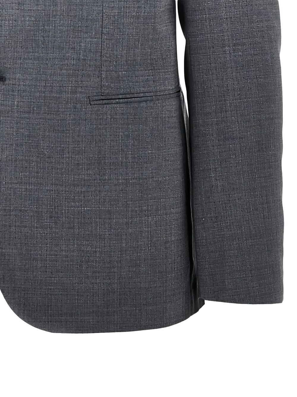 Emporio Armani Pak met enkele rij knopen Grijs